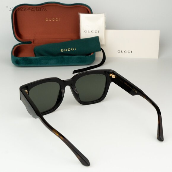 BRAND NEW Gucci GG1670SK 001 Havana Grey Unisex Square Sunglasses GG 1670SK main image 8
